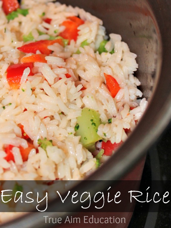 Kid Friendly Recipes, Easy Veggie Rice