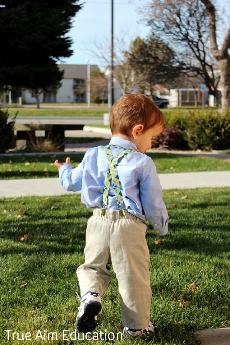 Little boy suspenders