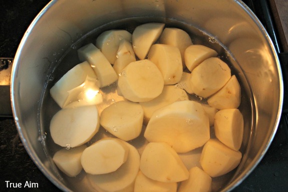 easy garlic mashed potatoes