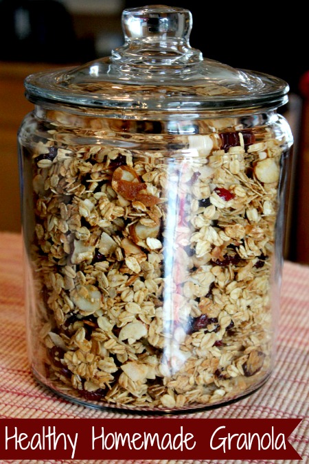 Easy healthy homemade granola recipe