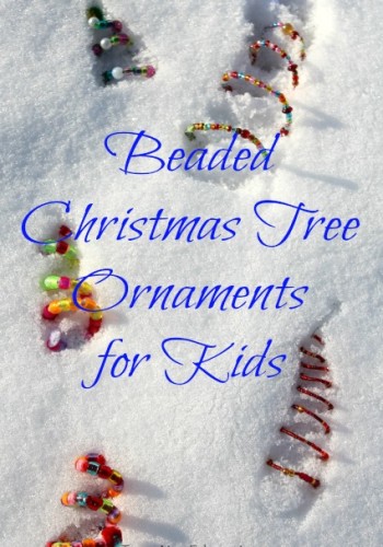 beaded christmas tree ornaments