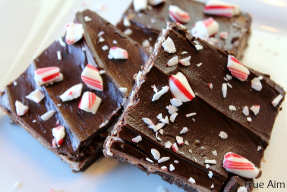 chocolate peppermint brownie bars recipe
