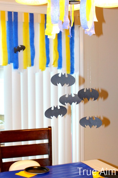 batman themed party decorations