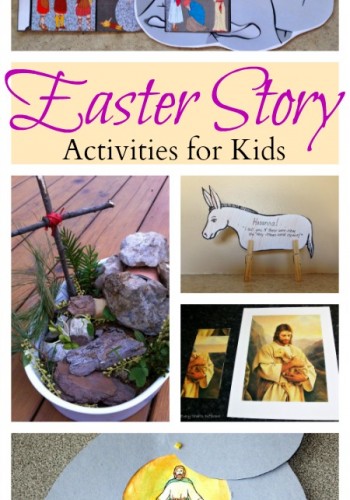 Easter story activities for kids; resurrection crafts and more.