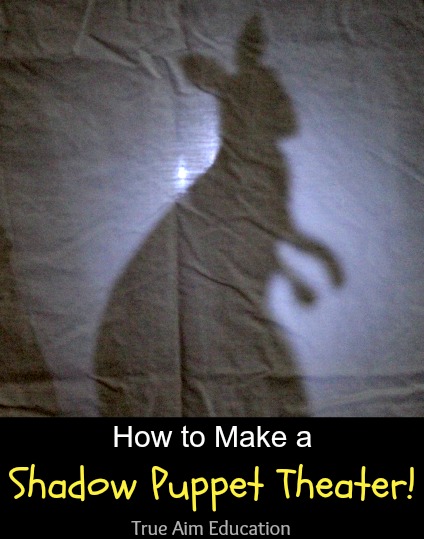 how to make a shadow puppet theater