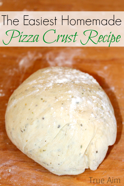 The Easiest homemade pizza crust recipe ever!