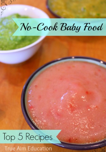 no cook baby food recipes