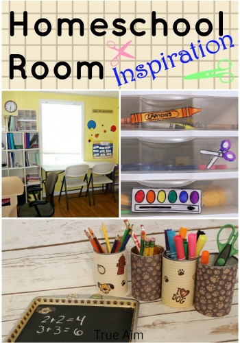 Homeschool room ideas and organization