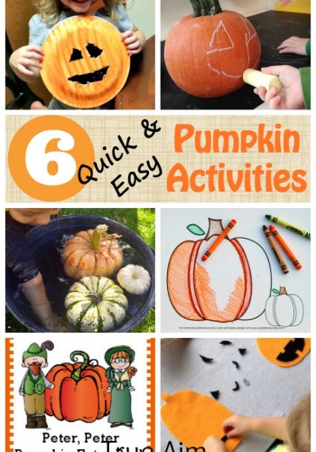 6 Pumpkin activities for kids