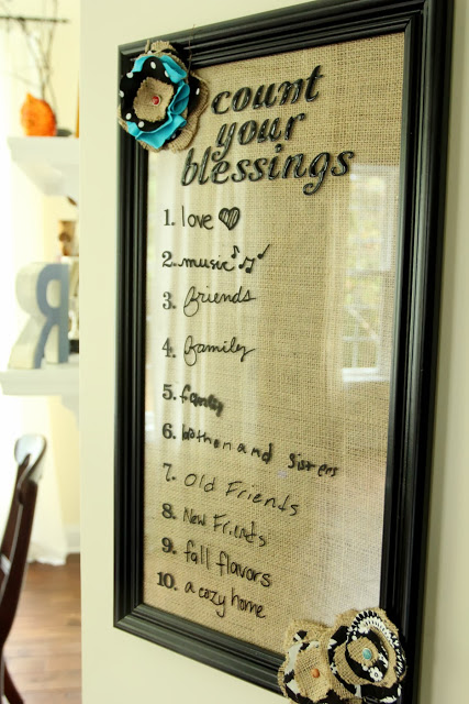 DIY Count Your Blessings Board 