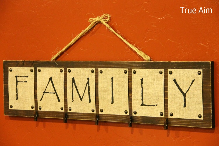 DIY Family Photo Board Decor