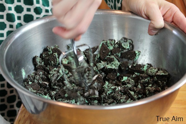 crushed oreo for cookie balls
