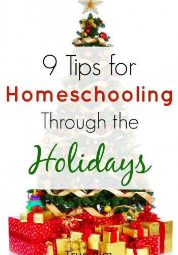 homeschooling through the holidays