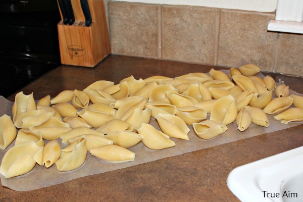 pasta shells for stuffing