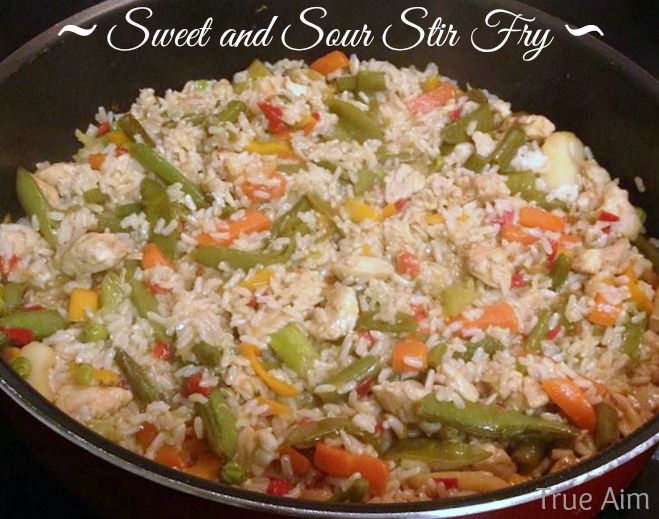 $5 Dinner - Easy Sweet and Sour Stir Fry. Love this recipe, easy to change up!