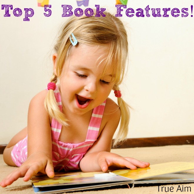 Top 5 Favorite Book Features for kids