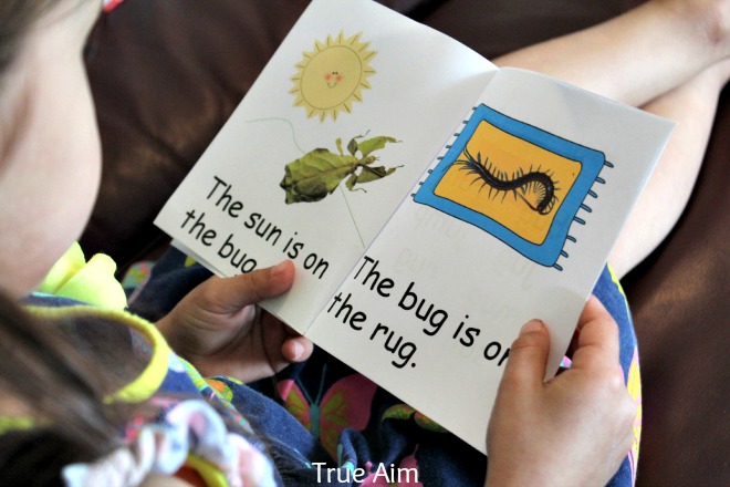 free bug early reader printables