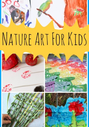 Nature art for kids