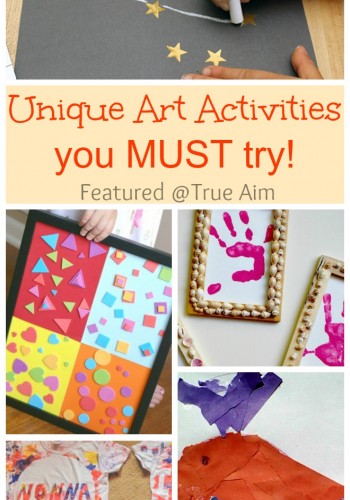 Unique Art Activities for kids you MUST try! Kids will LOVE these!