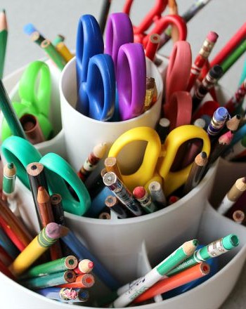 Activities to encourage children to write, supplies
