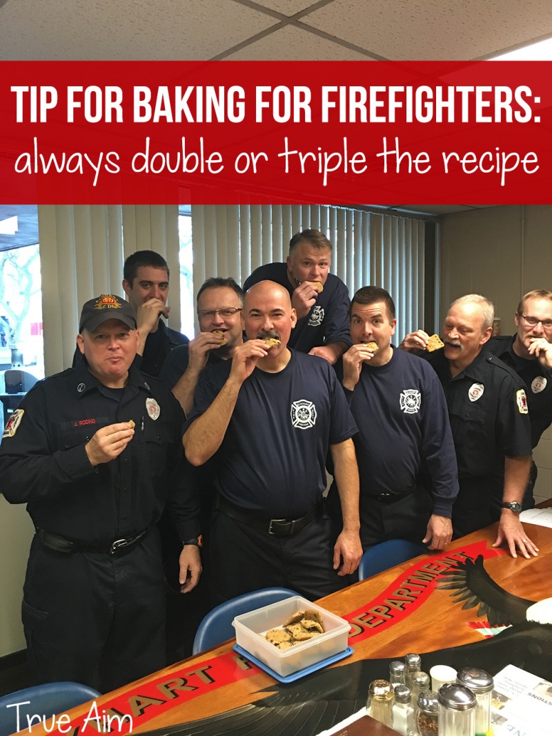Baking for Firefighters