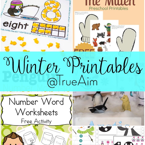 Winter Printables and Mom's Library #172 - True Aim